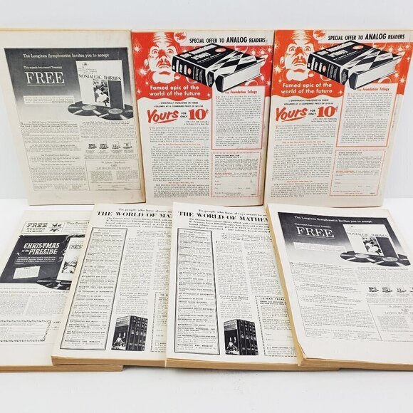 Analog Science Fiction Fact Magazines 1965, 7 Issues Jun-Dec Poul Anderson, More - Picture 2 of 11